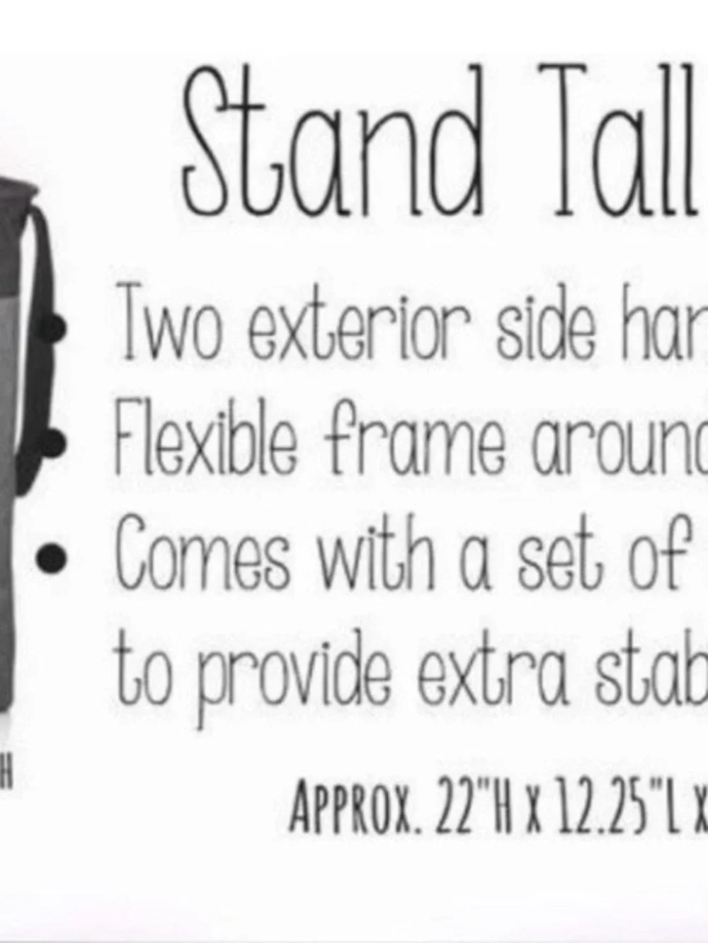 thirty-one Gray and Black Foldable Laundry Tote